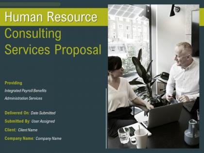 Human resource consulting services proposal powerpoint presentation slides