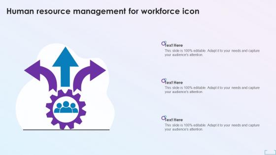 Human Resource Management For Workforce Icon