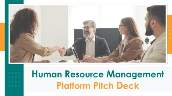 Human Resource Management Platform Pitch Deck Ppt Template