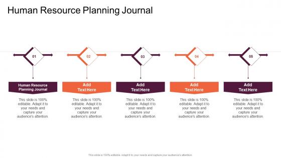 Human Resource Planning Journal In Powerpoint And Google Slides Cpb