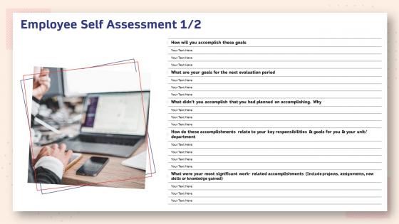 Human resource planning structure employee self assessment goals