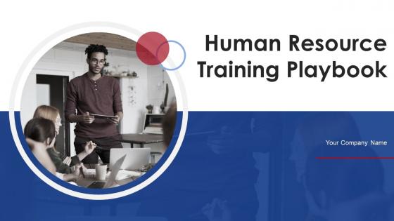 Human Resource Training Playbook Powerpoint Presentation Slides