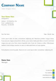 Human resources letterhead design template