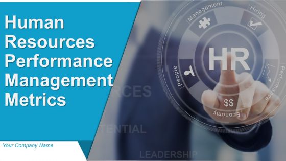 Human Resources Performance Management Metrics Powerpoint Presentation Slides