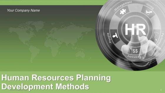 Human Resources Planning Development Methods Powerpoint Presentation Slides