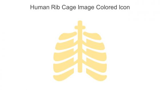 Human Rib Cage Image Colored Icon In Powerpoint Pptx Png And Editable Eps Format