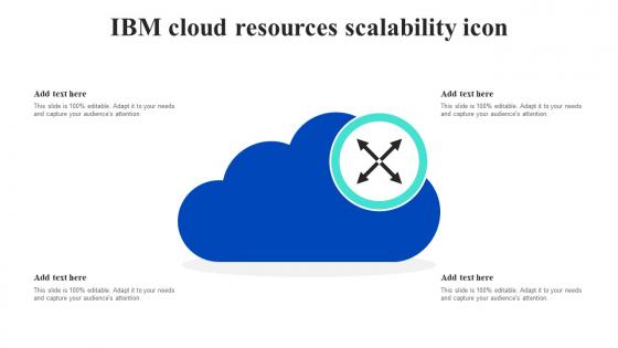 IBM Cloud Resources Scalability Icon