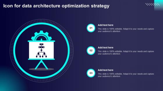 Icon For Data Architecture Optimization Strategy