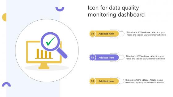 Icon For Data Quality Monitoring Dashboard