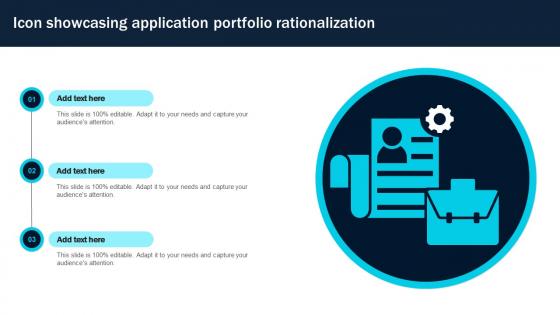 Icon Showcasing Application Portfolio Rationalization