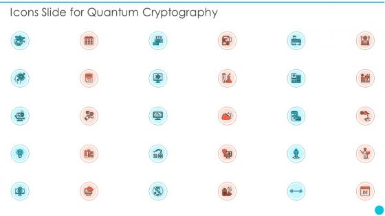 Icons Slide For Quantum Cryptography Quantum Cryptography