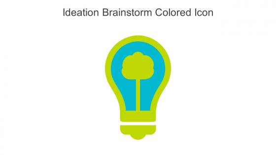 Ideation Brainstorm Colored Icon In Powerpoint Pptx Png And Editable Eps Format