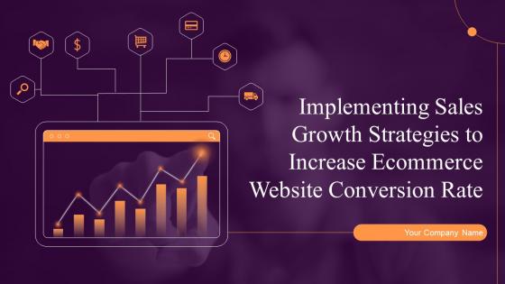 Implementing Sales Growth Strategies To Increase Ecommerce Website Conversion Rate Complete Deck