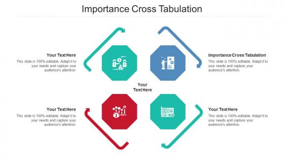 Importance Cross Tabulation Ppt Powerpoint Presentation Portfolio Layout Ideas Cpb