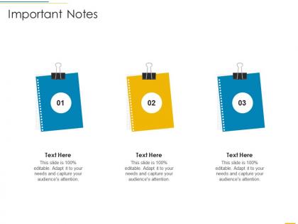 Important notes funding slides ppt information