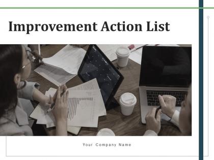 Improvement Action List Documents Assessment Responsible Requirements Process