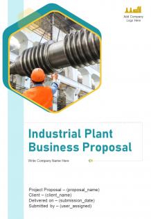 Industrial plant business proposal example document report doc pdf ppt