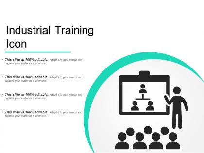 Industrial training icon