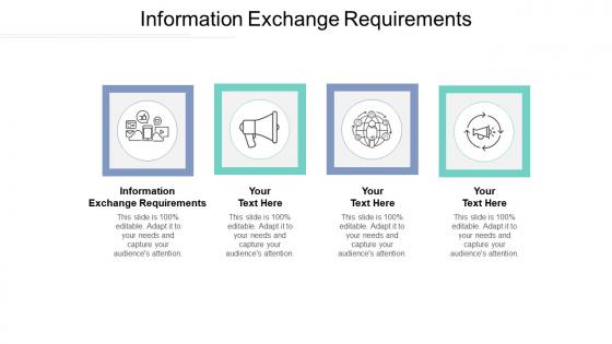 Information exchange requirements ppt powerpoint presentation summary visuals cpb