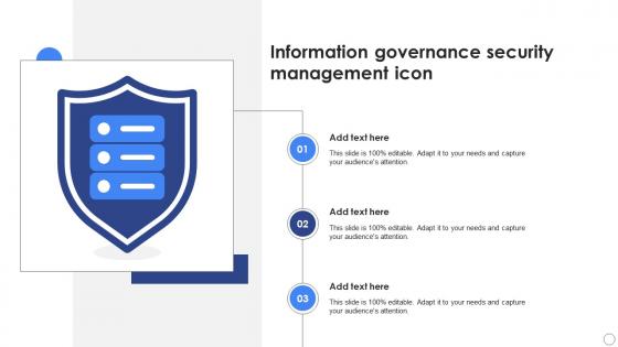 Information Governance Security Management Icon