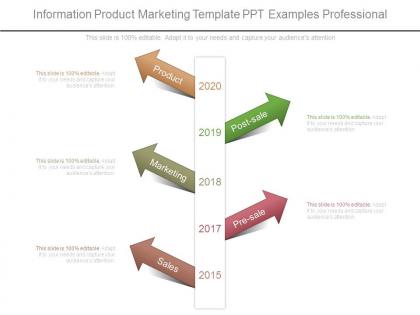 Information product marketing template ppt examples professional