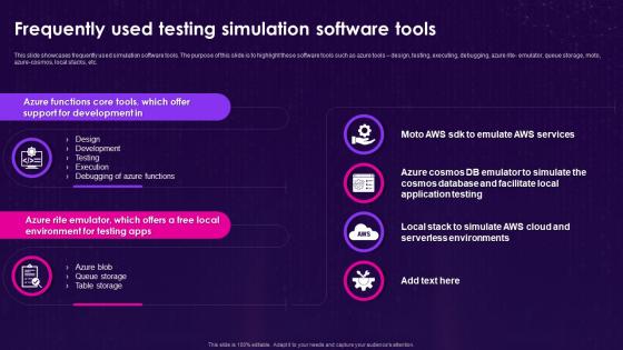 Infrastructure As Code Iac Frequently Used Testing Simulation Software Tools