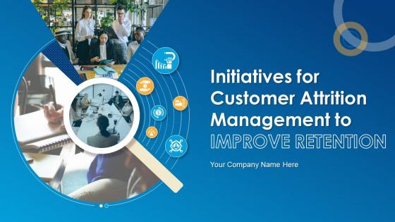 Initiatives For Customer Attrition Management To Improve Retention Powerpoint Presentation Slides