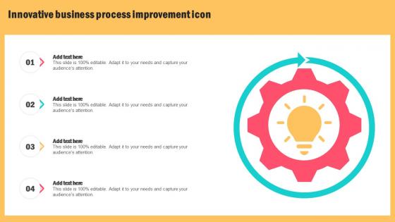 Innovative Business Process Improvement Icon