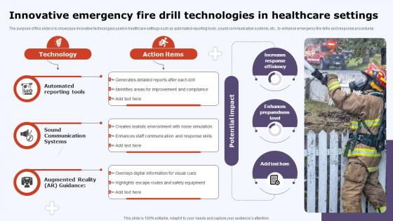 Innovative Emergency Fire Drill Technologies In Healthcare Settings