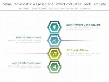 Innovative measurement and assessment powerpoint slide deck template