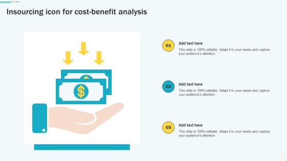 Insourcing Icon For Cost Benefit Analysis