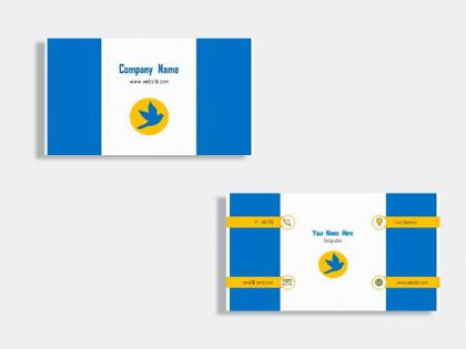 Institute of arts business card design template