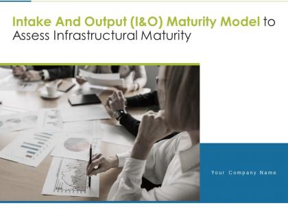 Intake and output i and o maturity model to assess infrastructural maturity complete deck