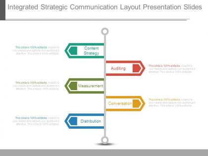 Integrated strategic communication layout presentation slides