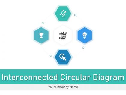 Interconnected Circular Diagram Business Investment Revenue Portfolio Target Strategy