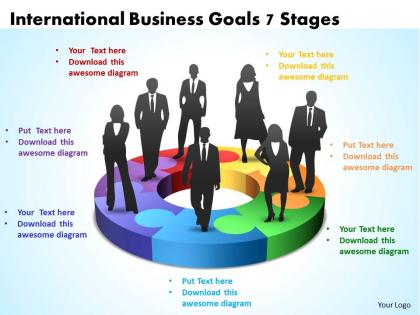 International business goals 7 stages powerpoint templates ppt presentation slides 812