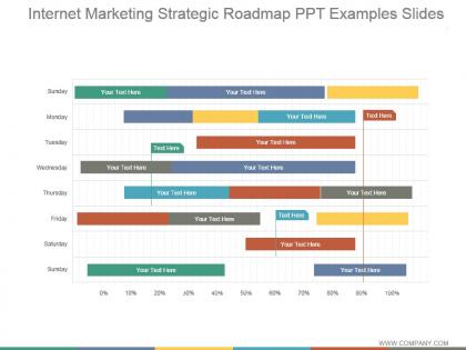 Internet marketing strategic roadmap ppt examples slides