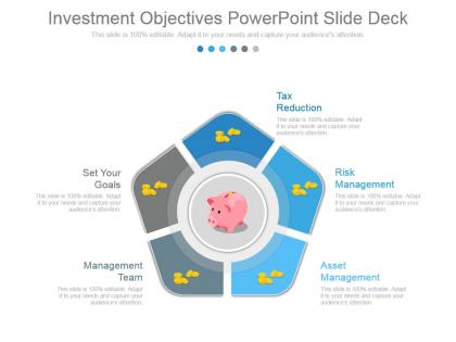 Investment objectives powerpoint slide deck