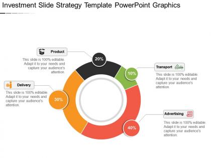 Investment slide strategy template powerpoint graphics