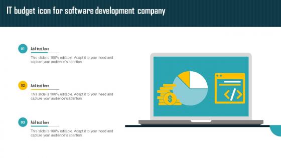 It Budget Icon For Software Development Company