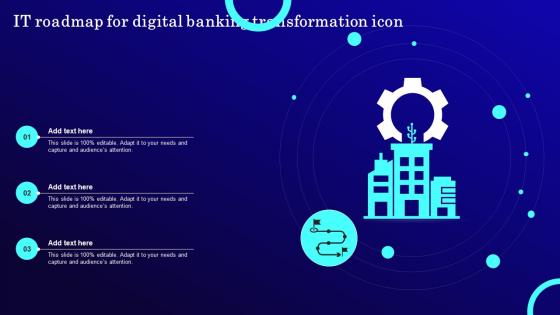 IT Roadmap For Digital Banking Transformation Icon