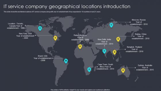 IT Service Company Geographical Locations Introduction