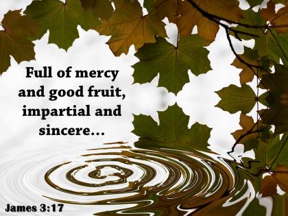 James 3 17 full of mercy and good fruit powerpoint church sermon