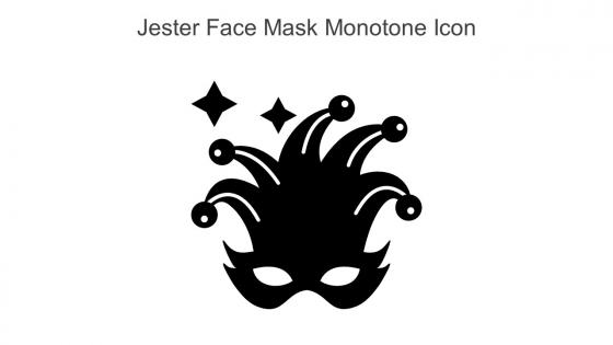 Jester Face Mask Monotone Icon In Powerpoint Pptx Png And Editable Eps Format