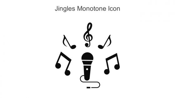 Jingles Monotone Icon In Powerpoint Pptx Png And Editable Eps Format