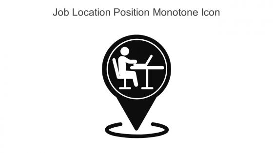 Job Location Position Monotone Icon In Powerpoint Pptx Png And Editable Eps Format