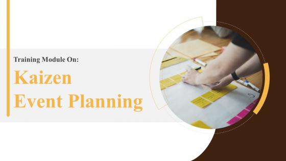 Kaizen Event Planning Training Ppt