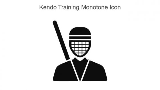 Kendo Training Monotone Icon In Powerpoint Pptx Png And Editable Eps Format