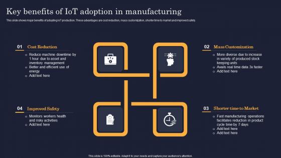 Key Benefits Of IoT Adoption In Manufacturing