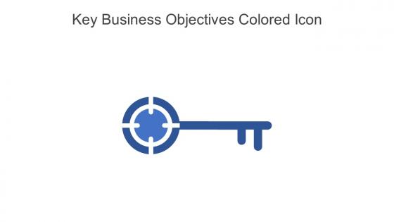 Key Business Objectives Colored Icon In Powerpoint Pptx Png And Editable Eps Format